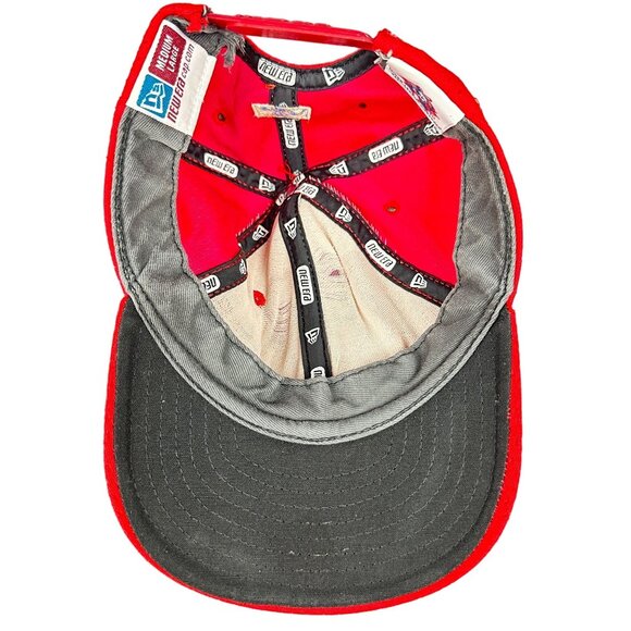 Vintage New Era Clearwater Threshers MiLB Hat Medium Large Red Mesh Strap back - Picture 12 of 13